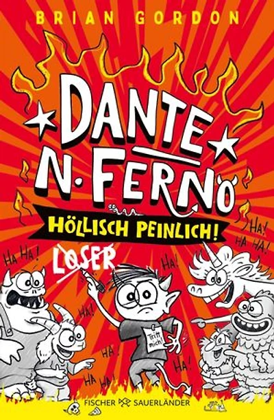 Dante N. Ferno - Höllisch peinlich!: Neue Comic-Roman-Serie für Kinder ab 9. Mit lustigen Bildern und einfachen Texten!