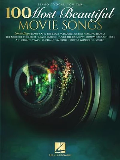 100 Most Beautiful Movie Songs Piano/vocal/guitar Songbook