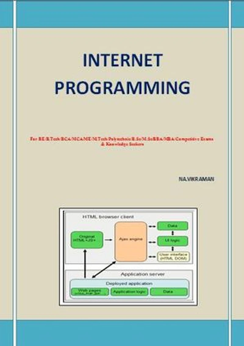 INTERNET PROGRAMMING: This book has been written for the B.COM /LLB/ MBA/ BBA /ME /M.TECH /BE /B.Tech students.