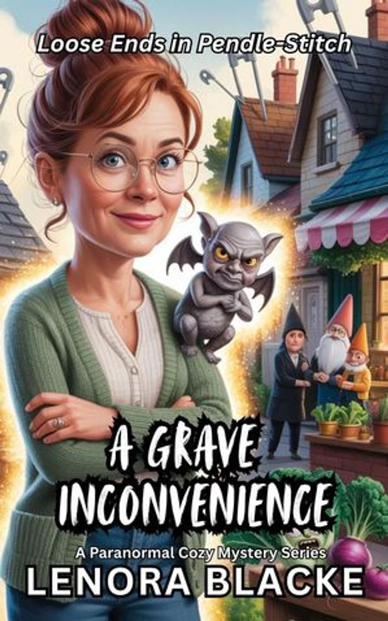 A Grave Inconvenience: Loose Ends in Pendle-Stitch - A Paranormal Cozy Mystery Series, #3