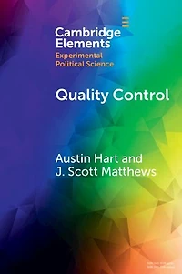 Quality Control: Experiments on the Microfoundations of Retrospective Voting