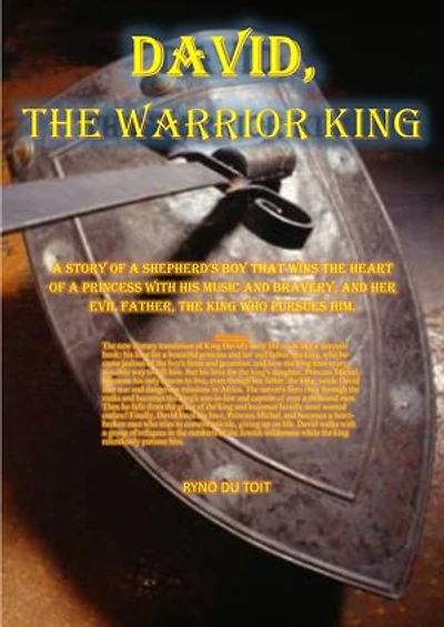 David, the Warrior King: A story of a shepherd’s boy who wins the heart of a princess with his music and bravery, and her evil father, the King, who pursues him.