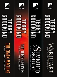 A Sword of Truth Set: Richard and Kahlan: (The Omen Machine, The Third Kingdom, Severed Souls, Warheart)