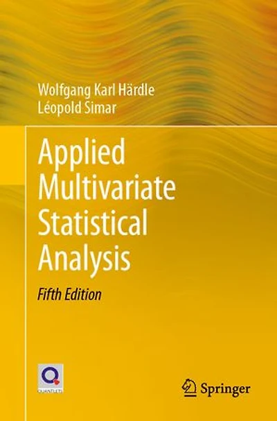 Applied Multivariate Statistical Analysis