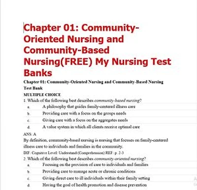 test bank Stanhope foundations of nursing in the community 4 edition