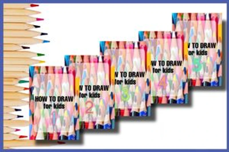 Collection HOW TO DRAW for kids