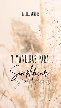 4 maneira de Simplificar