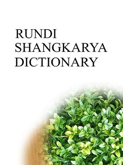 RUNDI SHANGKARYA DICTIONARY