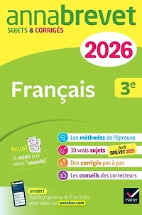 Français 3e: nouveau brevet 2026