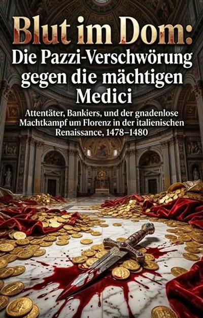 Blut im Dom: Die Pazzi-Verschwörung gegen die mächtigen Medici: Attentäter, Bankiers, und der gnadenlose Machtkampf um Florenz in der italienischen Renaissance, 1478–1480