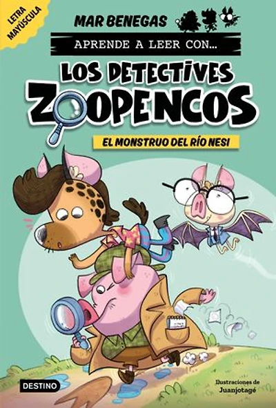 Aprender a leer con... Los Detectives Zoopencos 1. El monstruo del río Nesi: En letra MAYÚSCULA para aprender a leer (libros para niños a partir de 5 años). Elige tu propia historia
