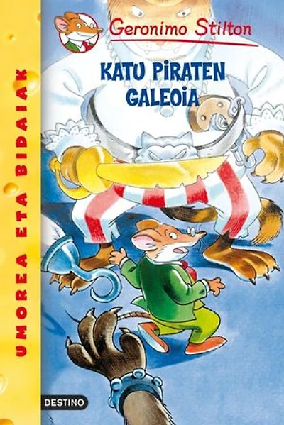 Katu piraten galeoia: Geronimo Stilton Euskera 8