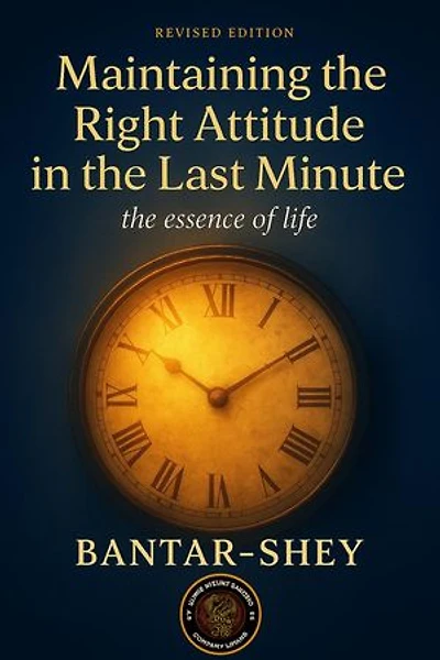 Maintaining the right attitude in the last minute: The essence of life: Attitude, #2