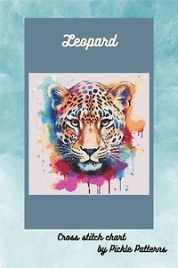 Leopard: Watercolour Splash Animals