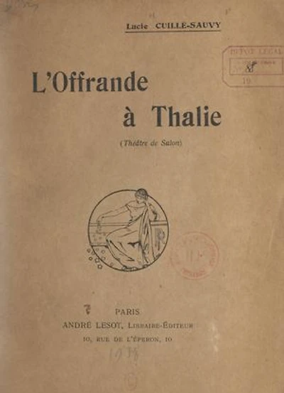 L'offrande à Thalie: Théâtre de salon