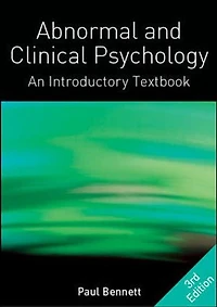Abnormal And Clinical Psychology: An Introductory Textbook