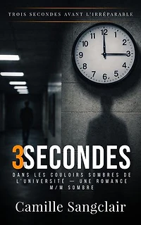 Trois Secondes: Dans les Couloirs Sombres de l’Université — Une Romance M/M Sombre