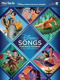 Disney Songs For Male Singers: 10 All-time Favorites With Fully-orchestrated Backing Tracks Music Minus One Vocals