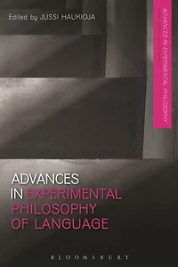 Advances Experimental Philosophy of Language