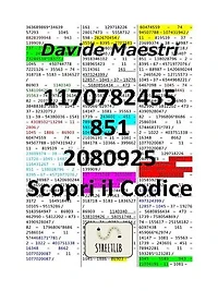 1170782455 – 851 – 2080925 / Scopri il Codice (Tradotto)