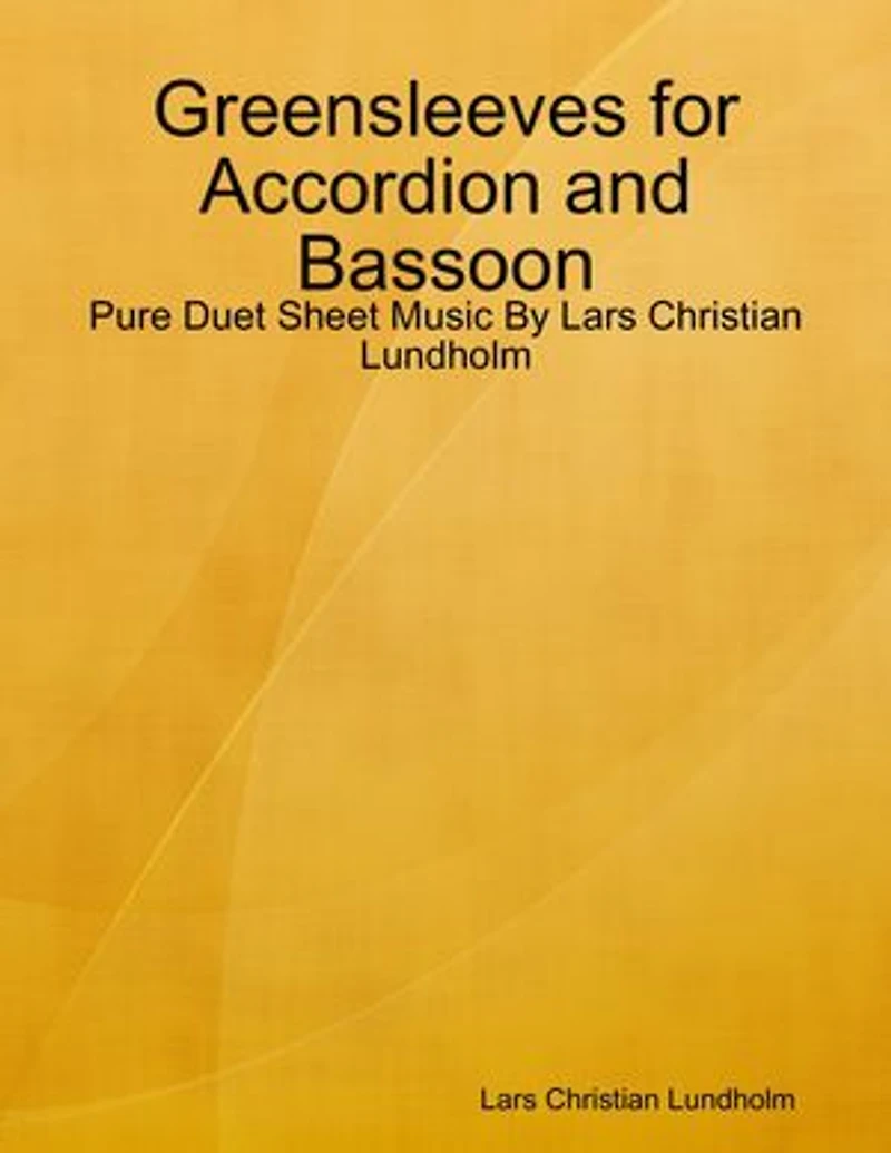 Greensleeves for Accordion and Bassoon - Pure Duet Sheet Music By Lars Christian Lundholm