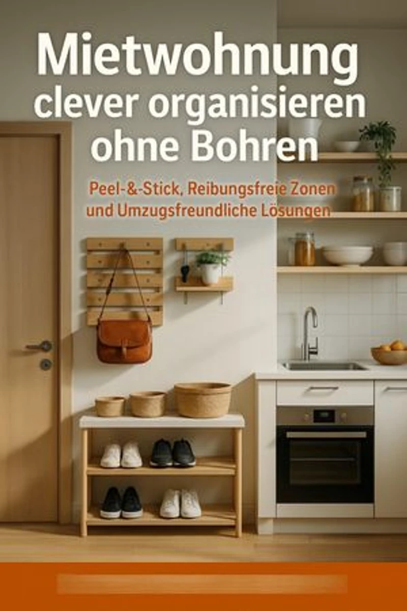 Mietwohnung clever organisieren ohne Bohren: Peel-&-Stick, Reibungsfreie Zonen und Umzugsfreundliche Lösungen