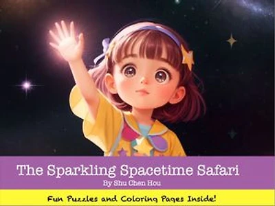 The Sparkling Spacetime Safari: A Cosmic Bedtime Adventure with Coloring and Puzzles!: Join Timmy and Mia on a Glittering Journey Through the Cosmos