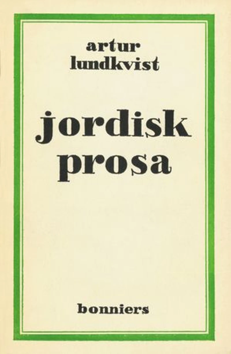 Jordisk prosa