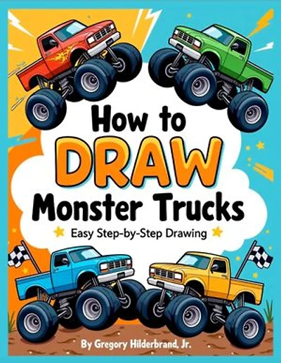 How to Draw Monster Trucks: 4 Easy Drawing Steps