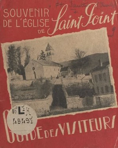 Souvenir de l'église de Saint-Point: Guide des visiteurs