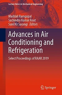Advances Air Conditioning and Refrigeration: Select Proceedings of RAAR 2019