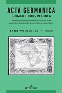Acta Germanica: German Studies Africa