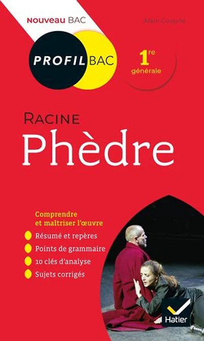 Jean Racine, Phèdre, 1677: 1re générale, nouveau bac