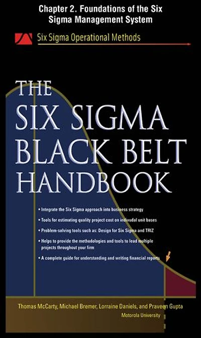 The Six Sigma Black Belt Handbook, Chapter 2 - Foundations of the Six Sigma Management System