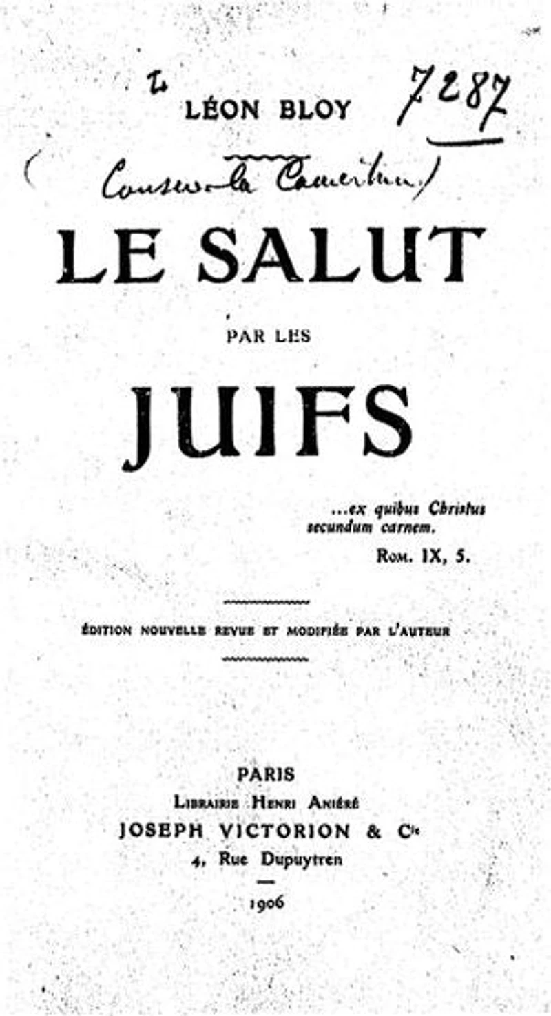 Le Salut par les Juifs