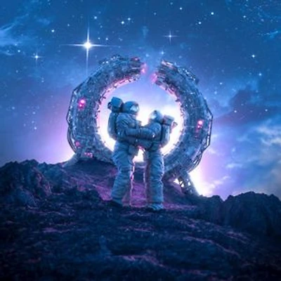 Alien Romantic Encounter: Sci-fi fiction