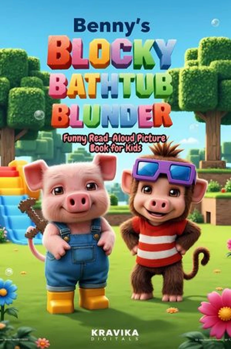 Benny's Blocky Bathtub Blunder: Funny Read-Aloud Picture Book for Kids: Once Upon a Giggle