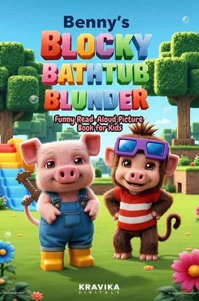 Benny's Blocky Bathtub Blunder: Funny Read-Aloud Picture Book for Kids: Once Upon a Giggle