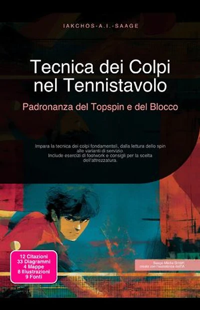 Tecnica dei Colpi nel Tennistavolo: Padronanza del Topspin e del Blocco: Impara la tecnica dei colpi fondamentali, dalla lettura dello spin alle varianti di servizio. Include esercizi di footwork e consigli per la scelta dell'attrezzatura.