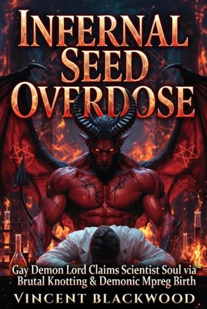 Infernal Seed Overdose: Gay Demon Lord Claims Scientist Soul via Brutal Knotting & Demonic Mpreg Birth