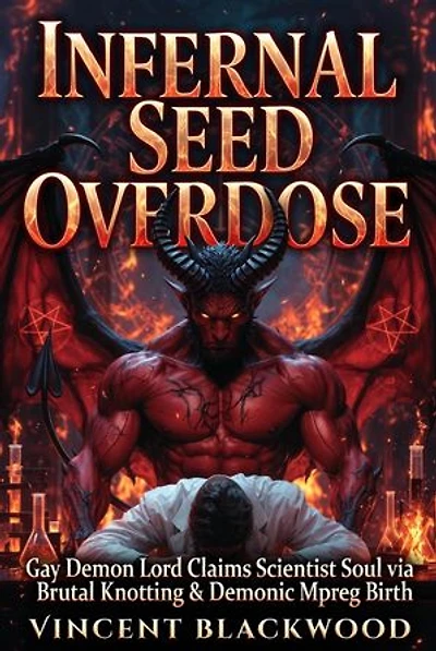 Infernal Seed Overdose: Gay Demon Lord Claims Scientist Soul via Brutal Knotting & Demonic Mpreg Birth