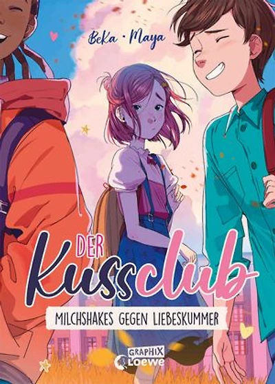 Der Kuss Club (Band 2) - Milchshakes gegen Liebeskummer: Freundschaft ist stärker als Liebeskummer – Perfektes Comic-Buch für Pre-Teens