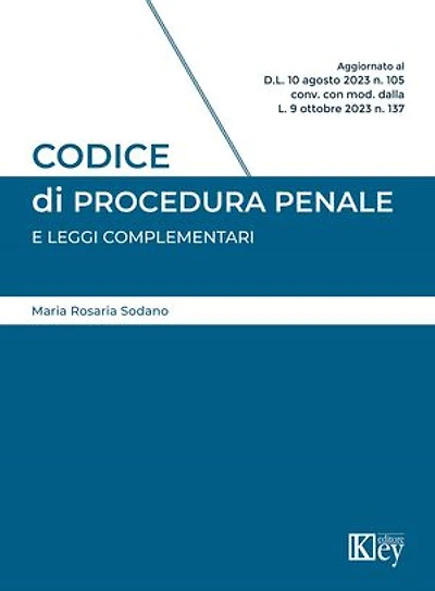 Codice di procedura penale e leggi complementari