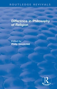 Difference Philosophy of Religion
