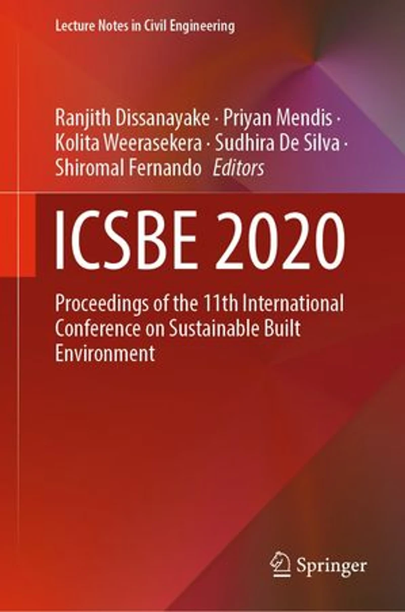 Icsbe 2020: Proceedings Of The 11th International Conference On Sustainable Built Environment