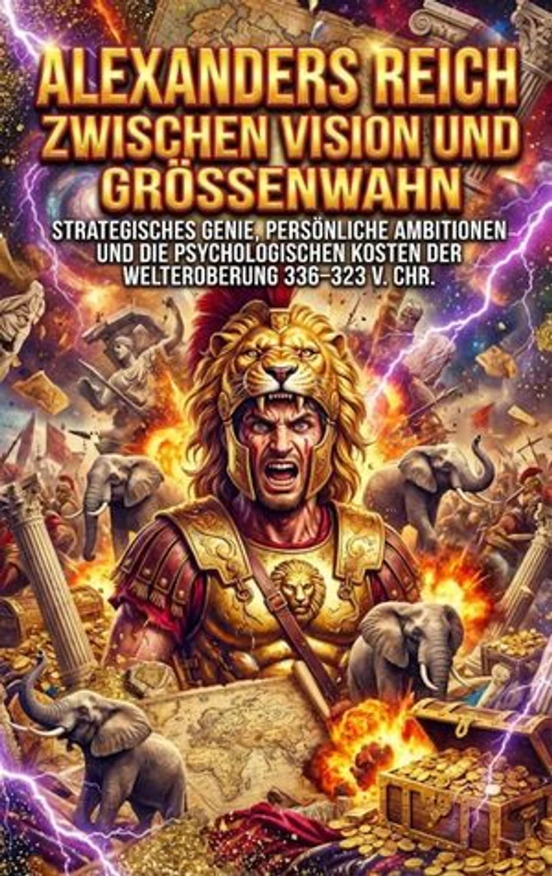 Alexanders Reich zwischen Vision und Größenwahn: Strategisches Genie, persönliche Ambitionen und die psychologischen Kosten der Welteroberung 336–323 v. Chr.