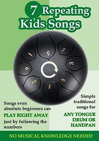 7 Repeating Kids Songs to Play on Tongue Drum and Handpan: No Musical Knowledge Needed
