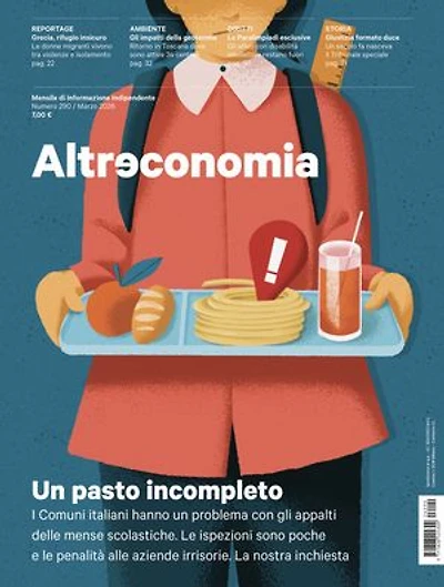 Altreconomia 290 - Marzo 2026: Un pasto incompleto