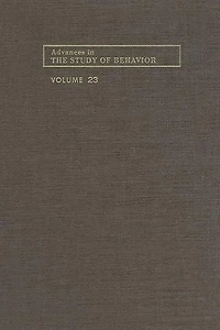 Advances in the Study of Behavior