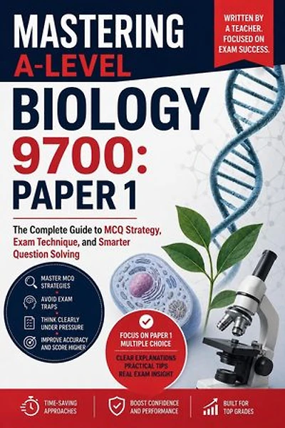 Mastering A-Level Biology 9700: Paper 1 The Complete Guide to MCQ Strategy, Exam Technique, and Smarter Question Solving: Mastering A-Level Biology, #1